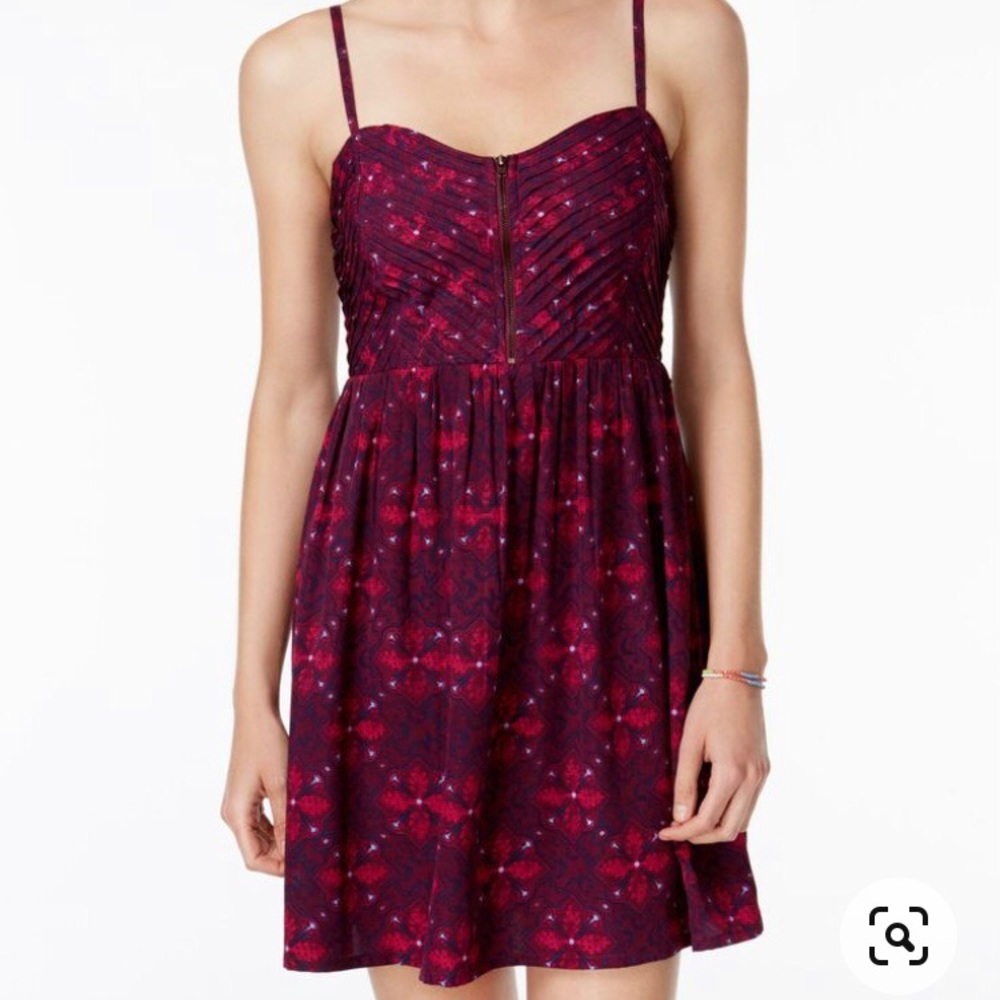 NWT Roxy Juniors' Shore Thing Printed A-Line Dress